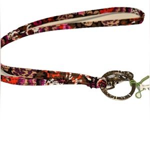 Vera Bradley Floral Keyring ID Badge Lanyard (NWT)